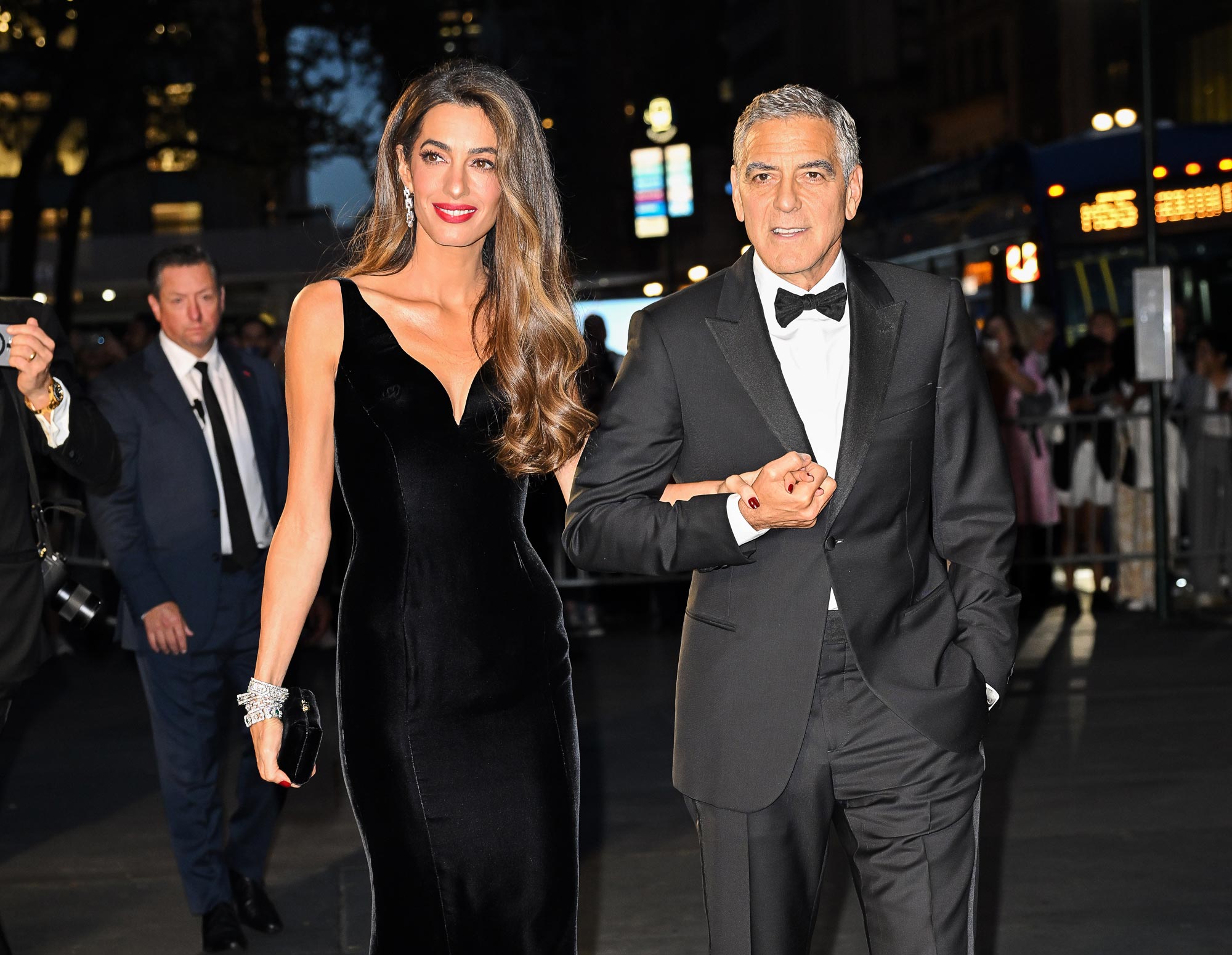 George and Amal Clooney Tease 10-Year Anniversary Trip at Albie Awards