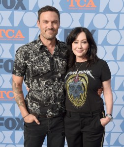  Brian Austin Green and Shannen Doherty arrive at the FOX Summer TCA 2019 All-Star Party at Fox Studios on August 7, 2019 in Los Angeles, California. (Photo by Gregg DeGuire/FilmMagic)