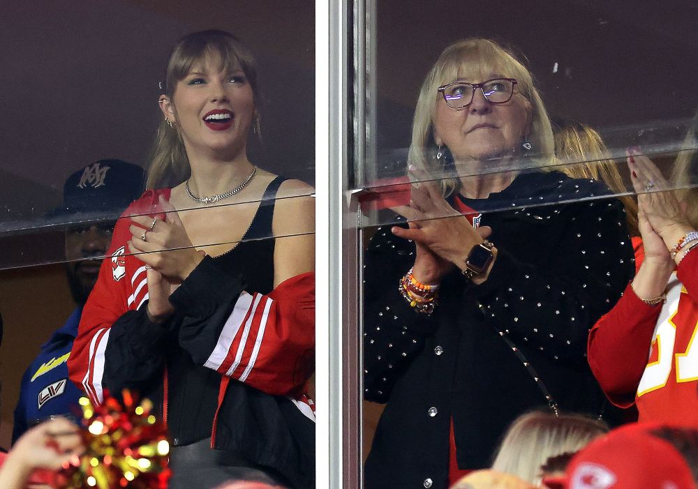 Denver Broncos v Kansas City Chiefs, Taylor Swift and Donna Kelce