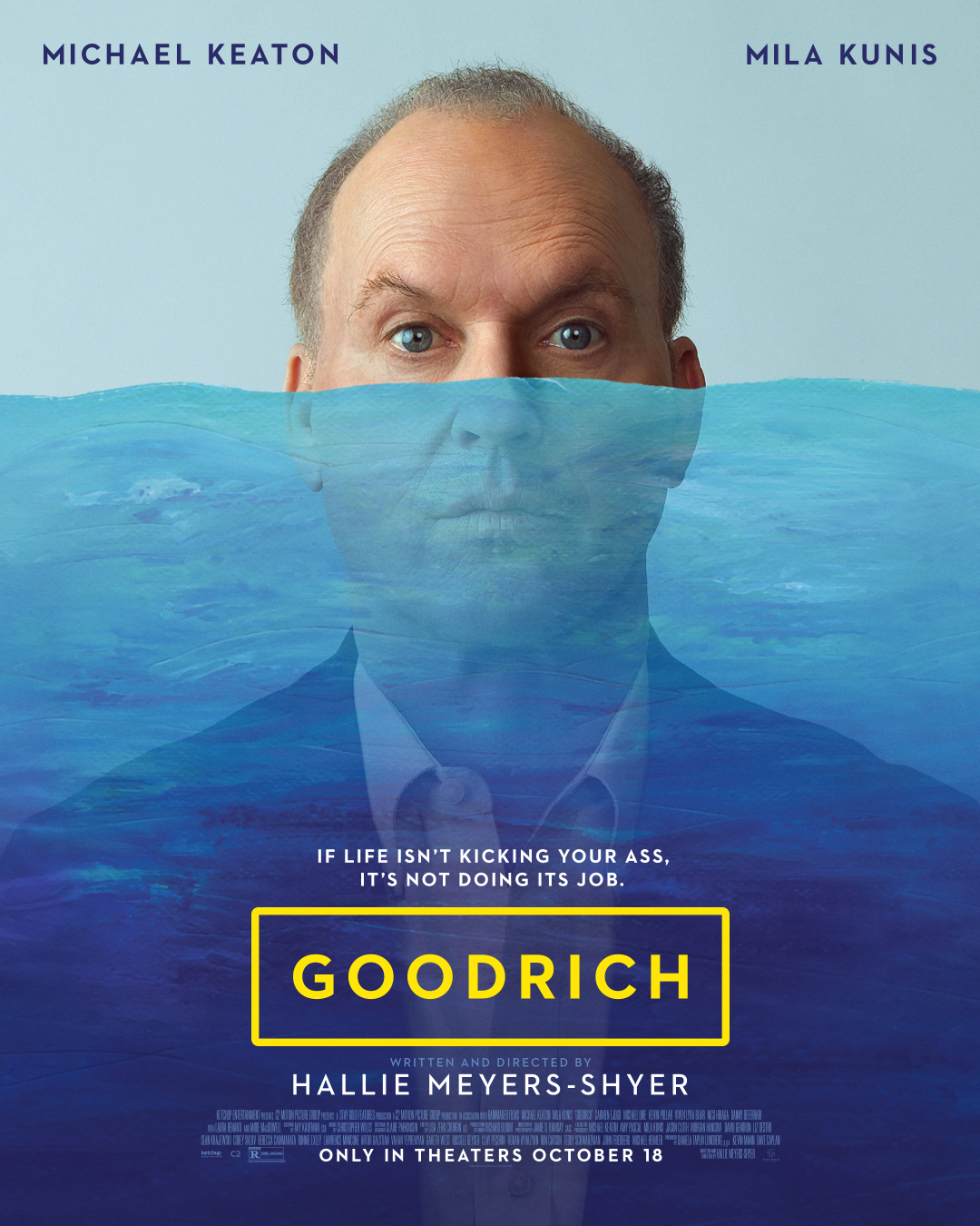 Michael Keaton and Mila Kunis Are a Fractured Family Duo in 'Goodrich' Clip