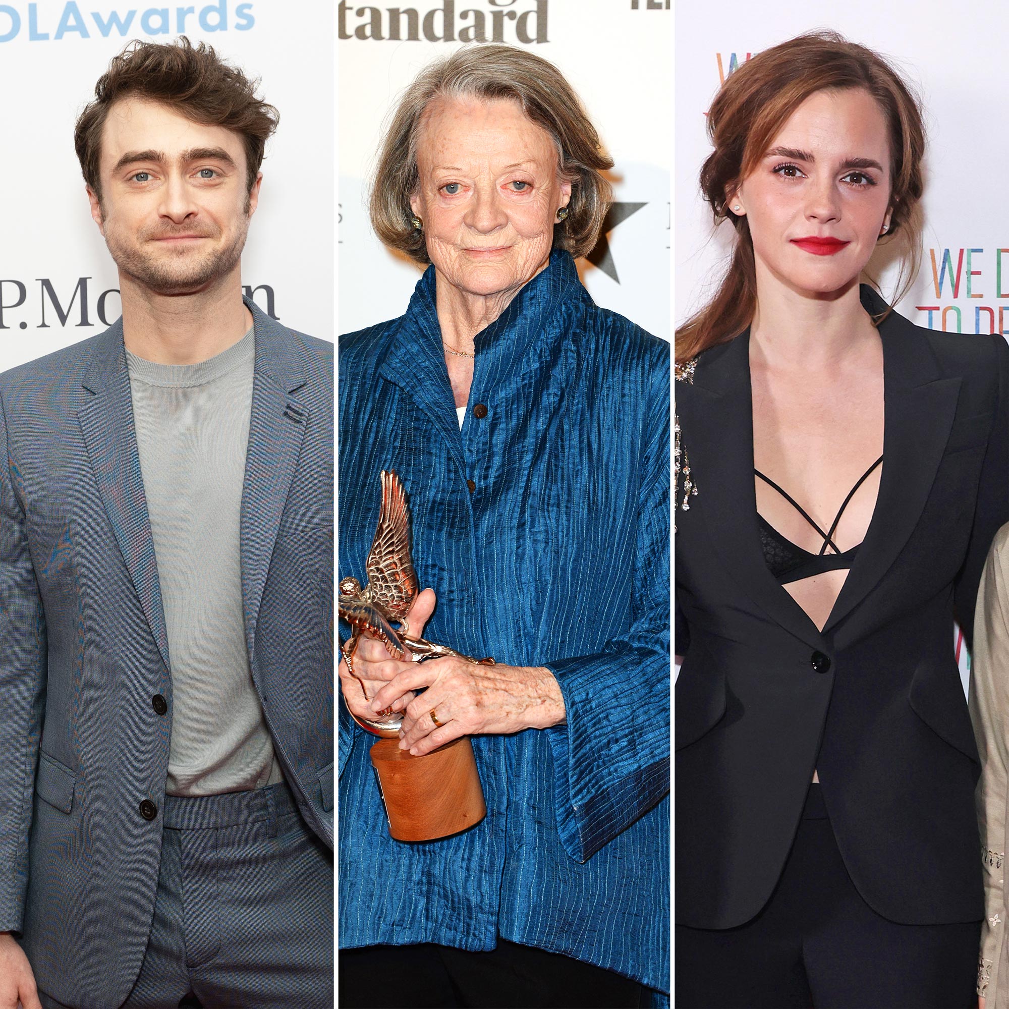 Harry Potter Daniel Radcliffe, Emma Watson e mais lembram Maggie Smith