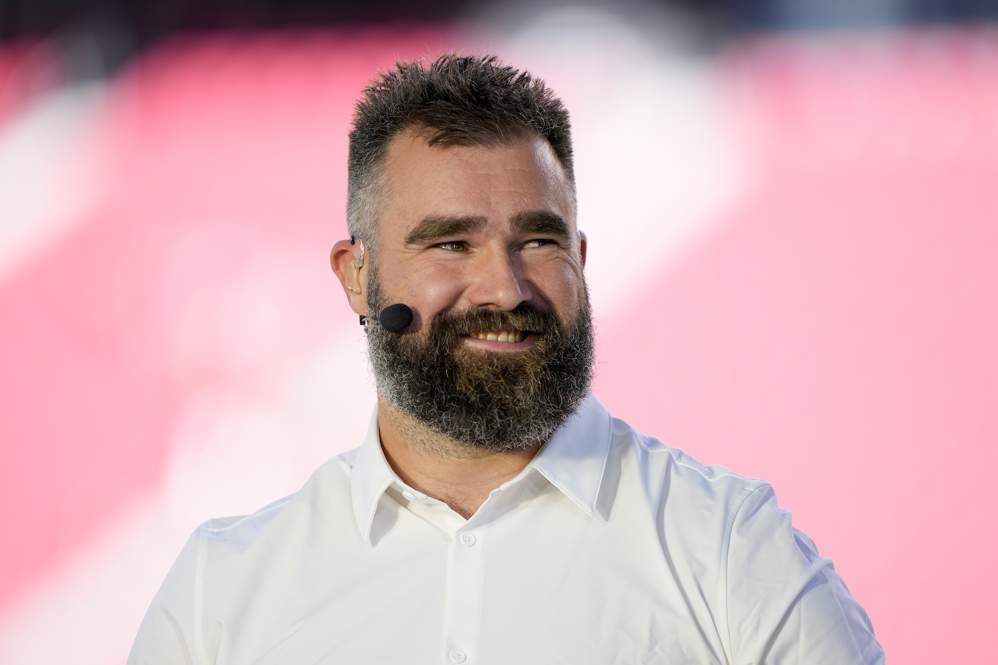 How Jason Kelce Watched 1st Eagles Game Since Retiring