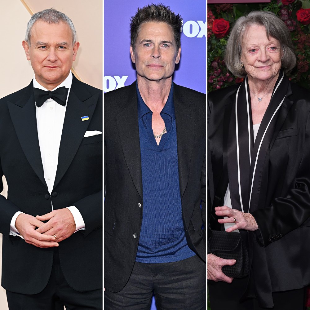 Hugh Bonneville Rob Lowe and More Celebrities Mourn Maggie Smith Death