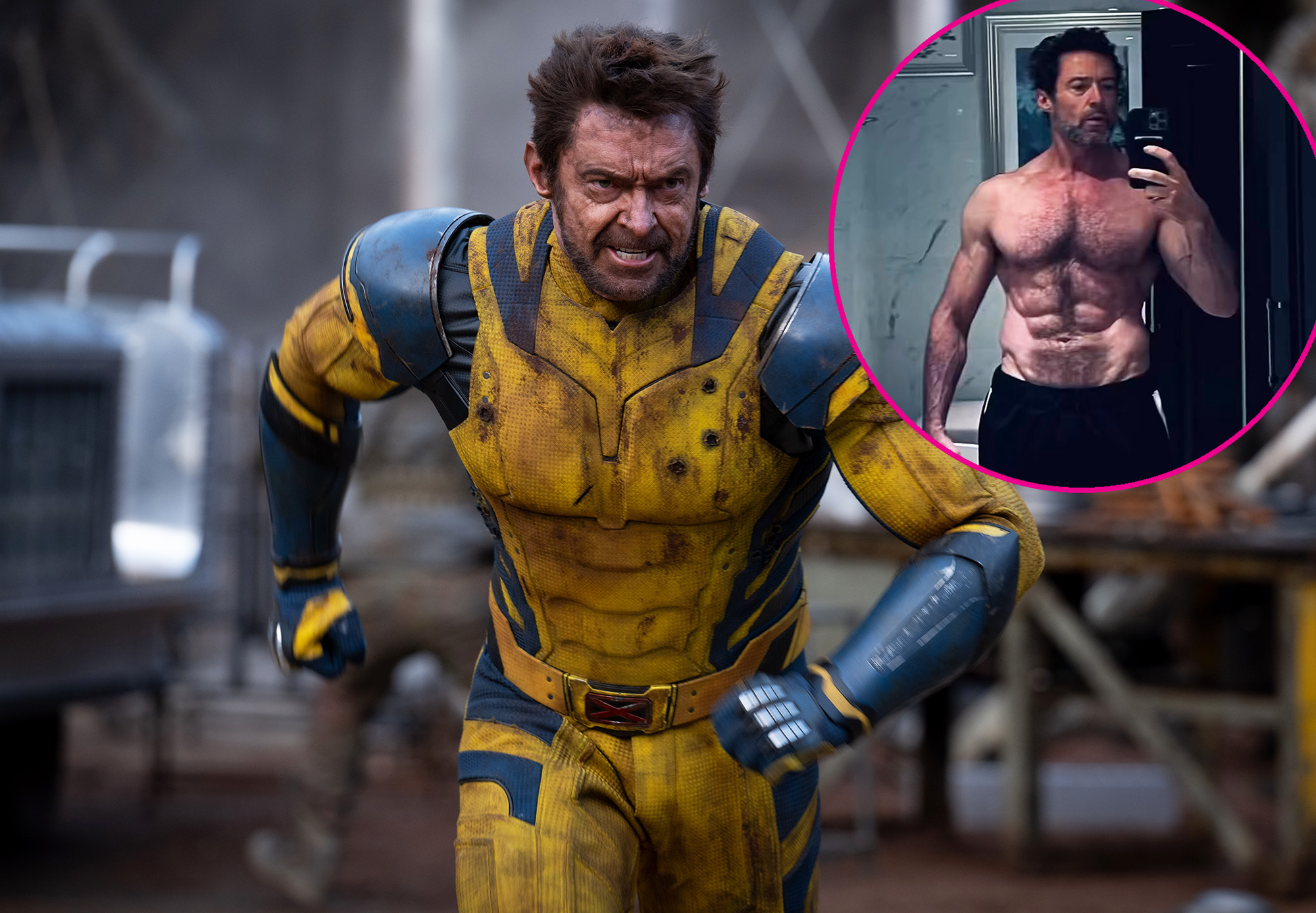 Hugh Jackman publica una trampa de sed sin camisa mostrando el físico de Wolverine