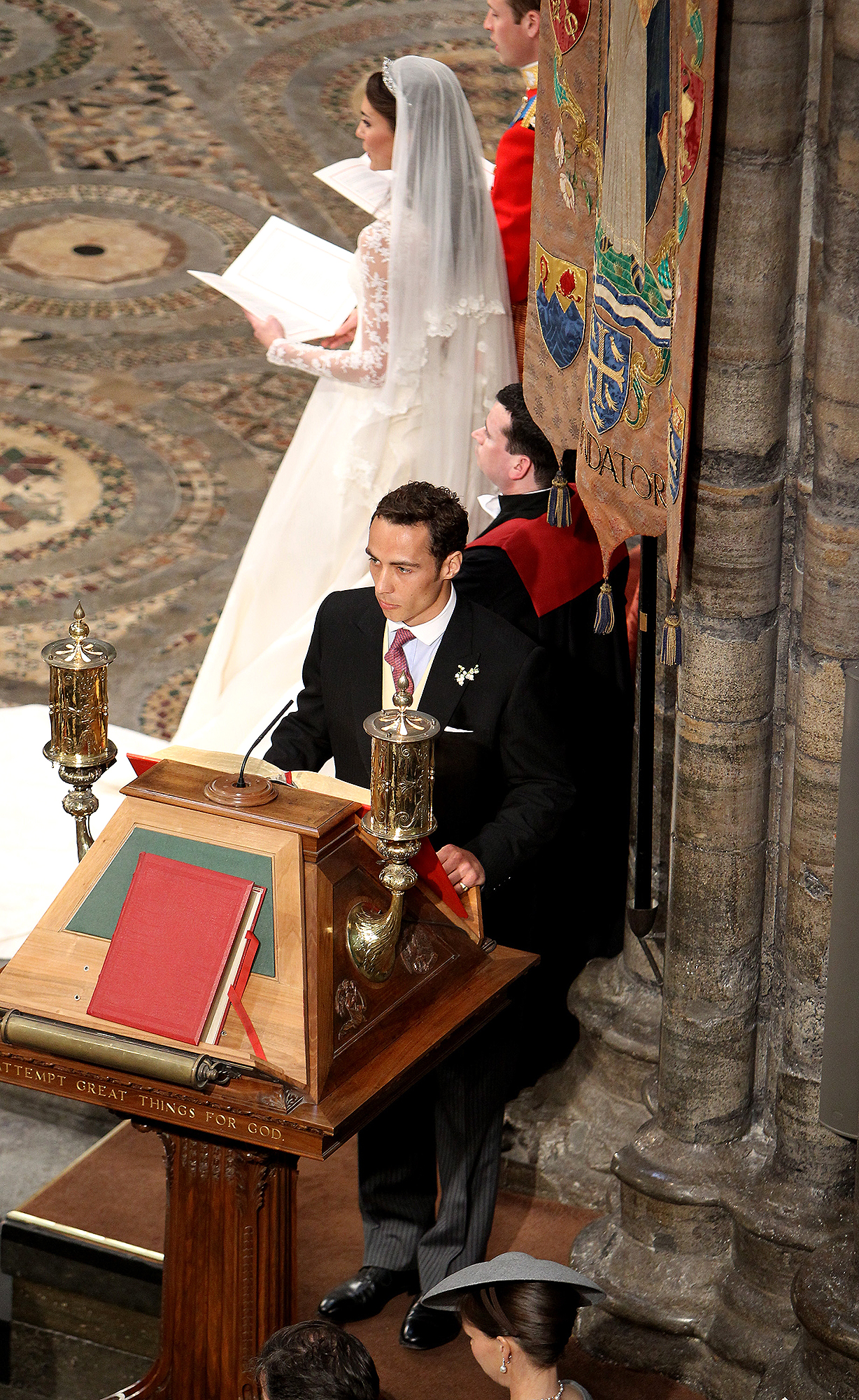 James Middleton recuerda su 'nerviosismo' en la boda de Kate Middleton