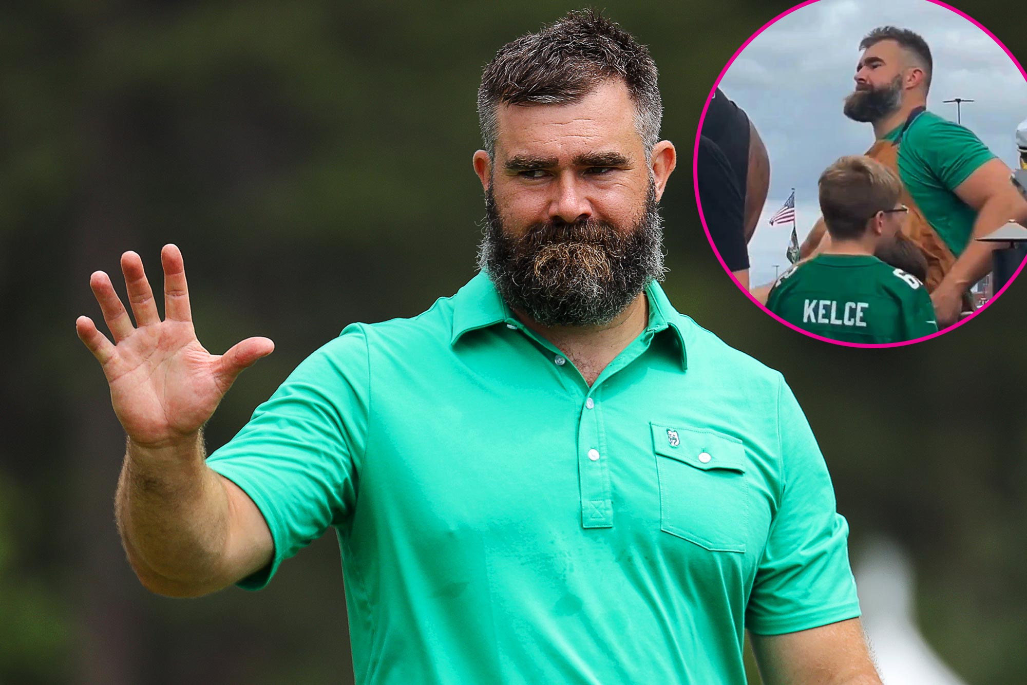 Jason Kelce schließt sich den Eagles-Fans bei seiner viel gepriesenen Rückkehr nach Philadelphia an