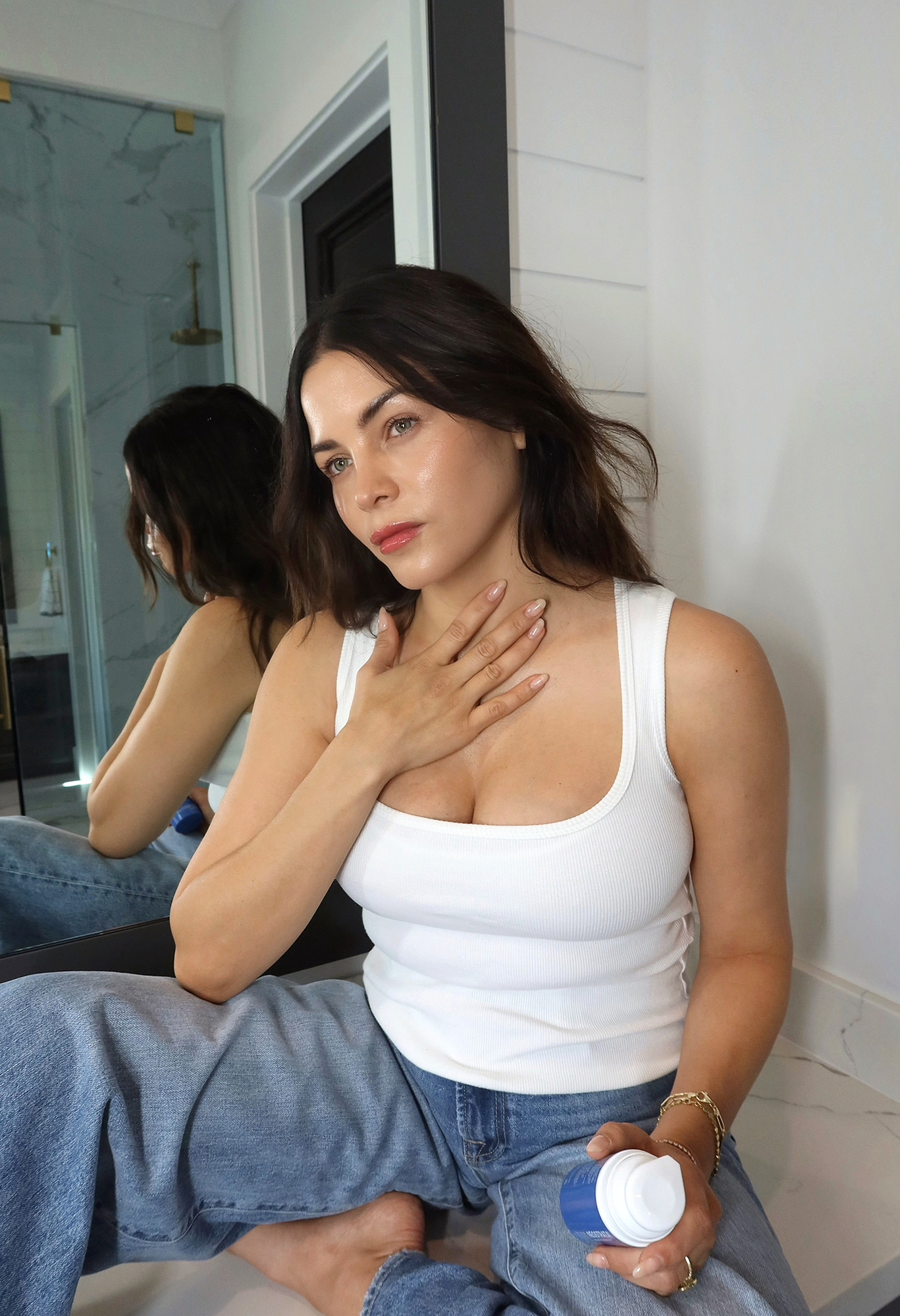 Jenna Dewan explica por que coloca fatias de batata no peito