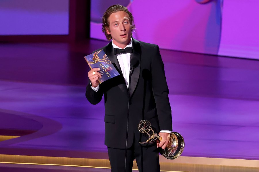 Jeremy Allen White Outstanding Lead Actor in a Comedy Series 2024 Emmy Awards