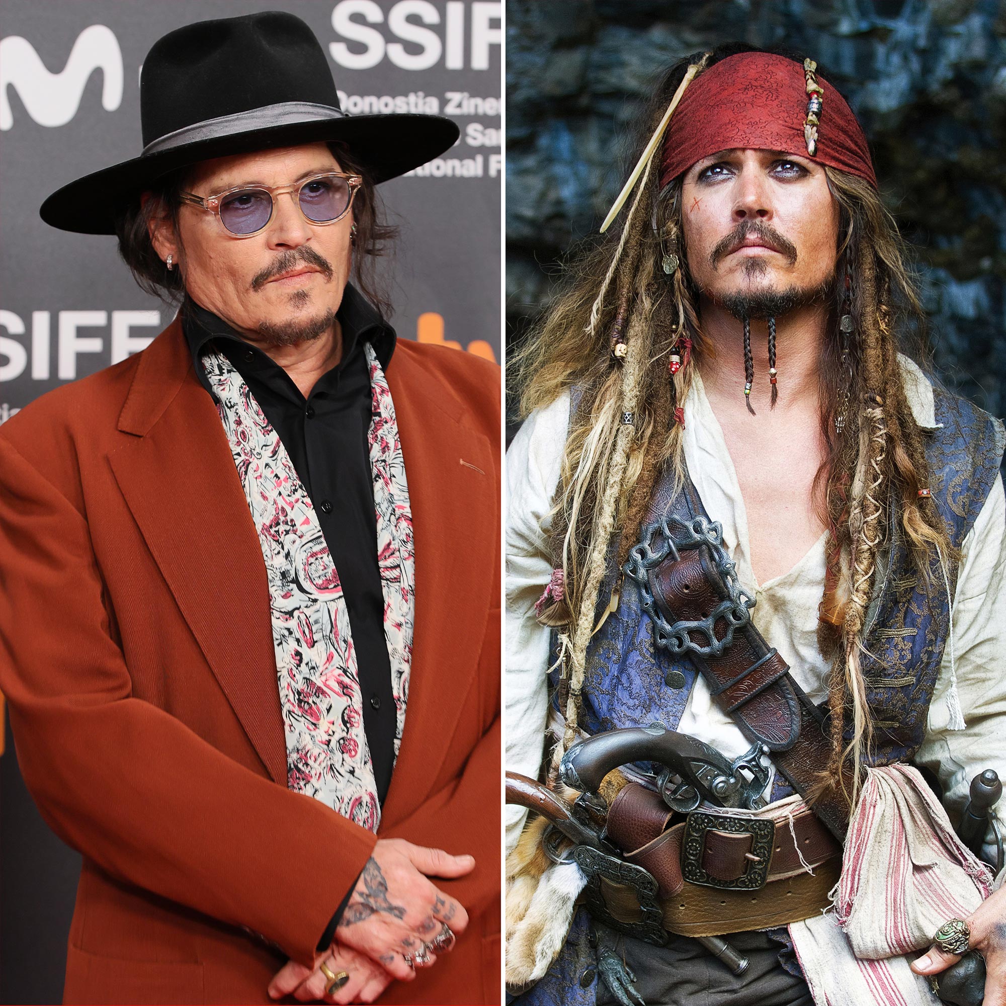 Johnny Depp se transforma no capitão Jack Sparrow em doce visita ao hospital