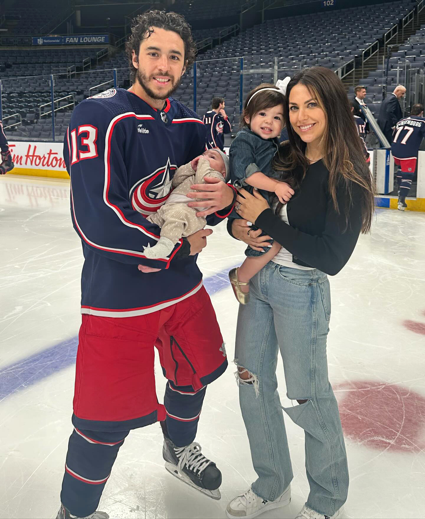 Meredith, la esposa de Johnny Gaudreau, comparte video del discurso de Matthew en la boda