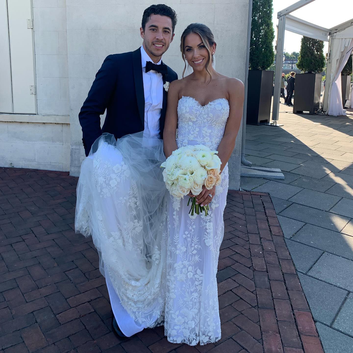 Johnny Gaudreaus Frau erinnert sich an seinem dritten Hochzeitstag an den verstorbenen NHL-Star