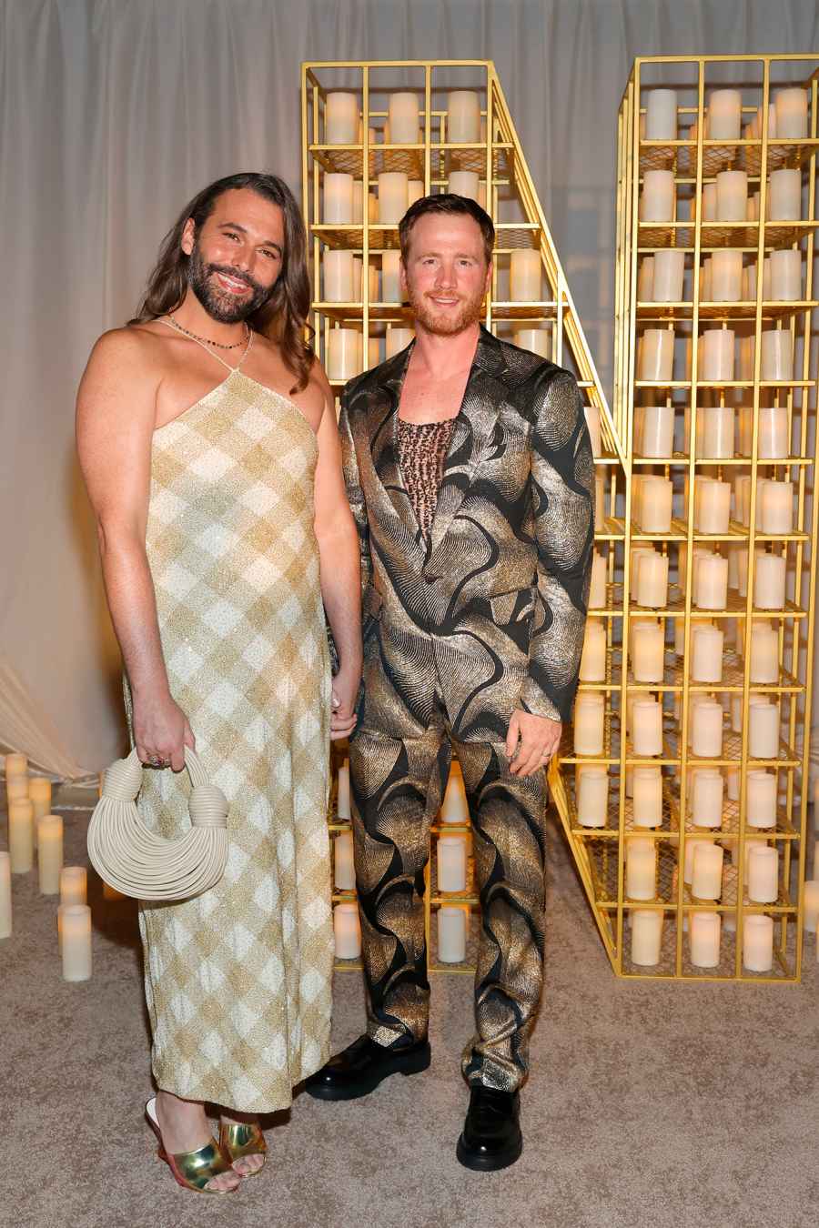 Jonathan van Ness and Mark Peacock Emmys 2024 Afterparty Looks