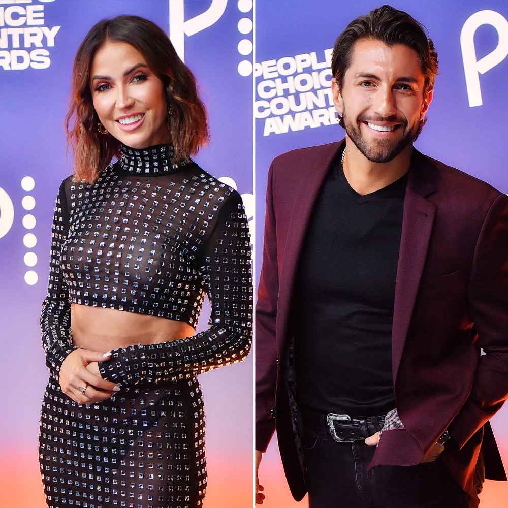 Exes Kaitlyn Bristowe e Jason Tartick são vistos no People’s Choice Country Awards