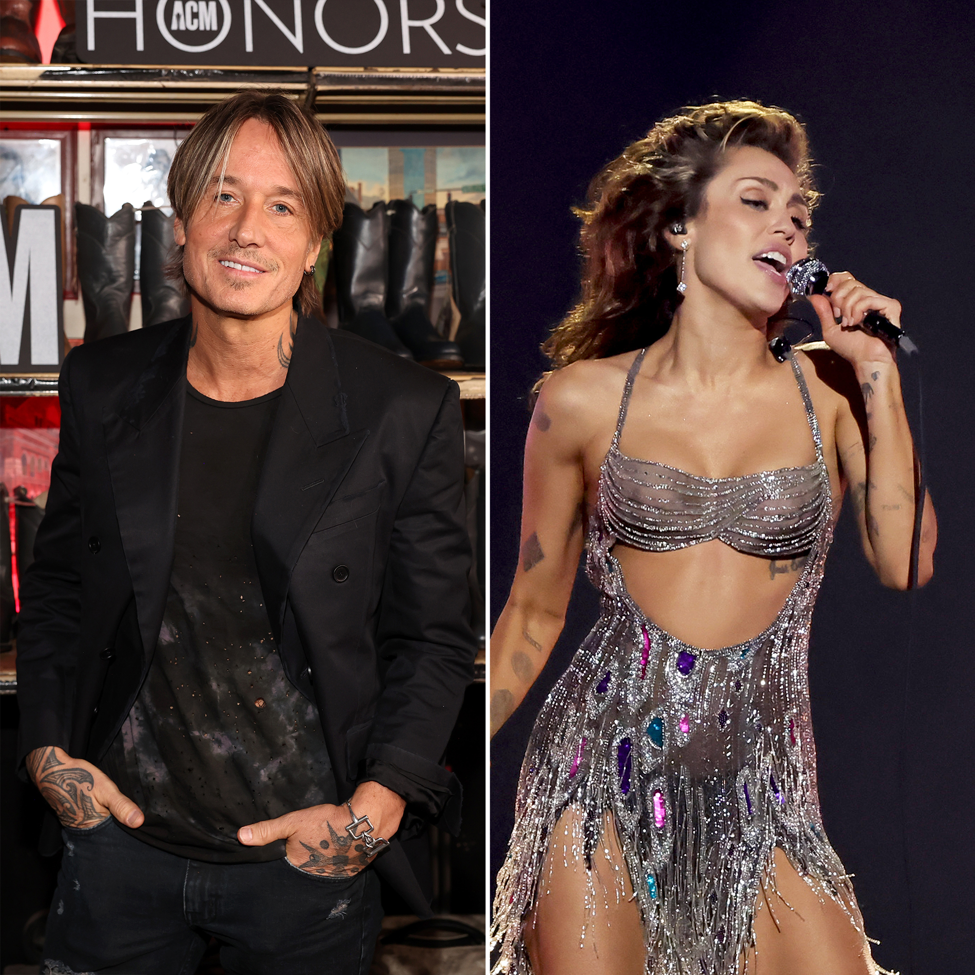 Keith Urban adora que a voz cantada de Miley Cyrus ‘soa como um cinzeiro’