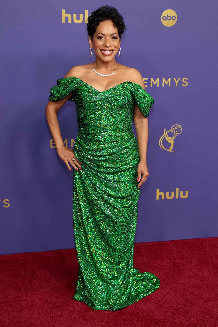 Liza Colon-Zayas The Bear Cast on the 2024 Emmy Awards Red Carpet