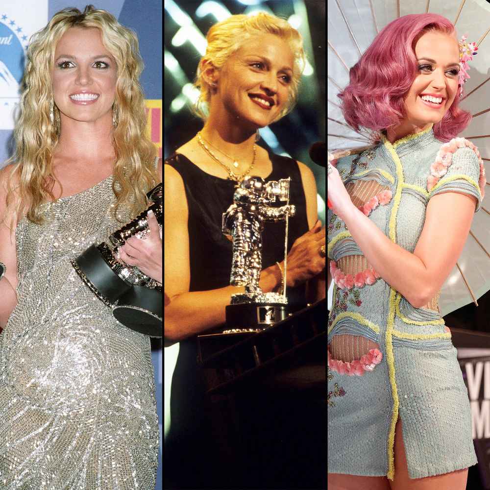 MTV VMA Video Vanguard Winners Through the Years Katy Perry Madonna Britney Spears And More