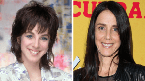 Martha Quinn Left: 1985; Right: 2018