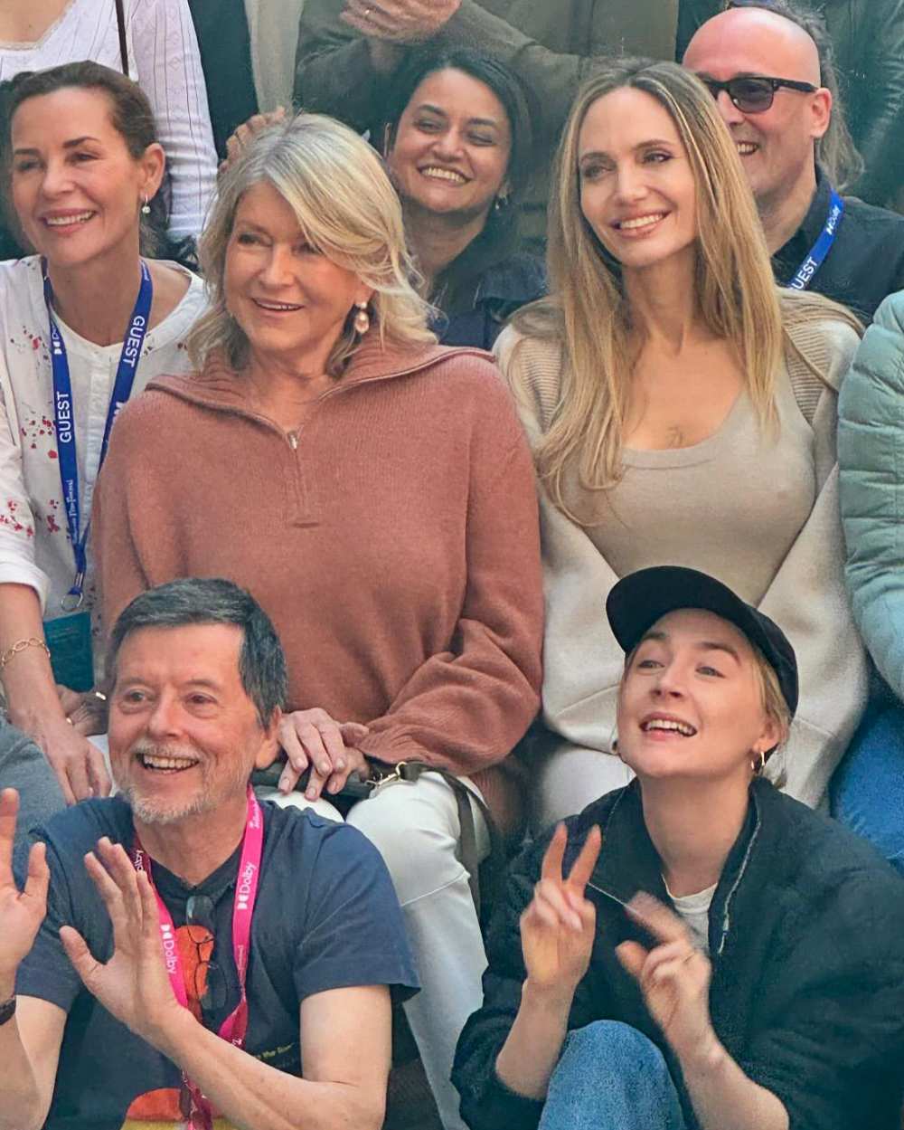 Martha Stewart and Angelina Jolie Sit Together at Telluride Film Festival