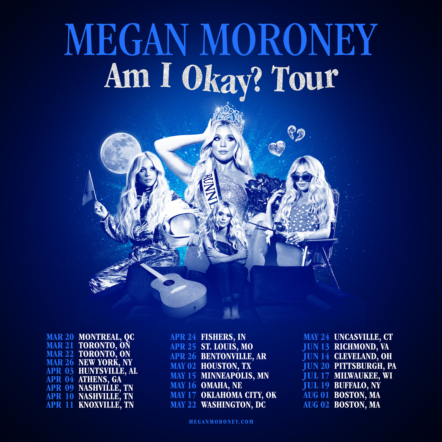 Megan Moroney está 'guardando' ciertas canciones para tocar en una nueva gira