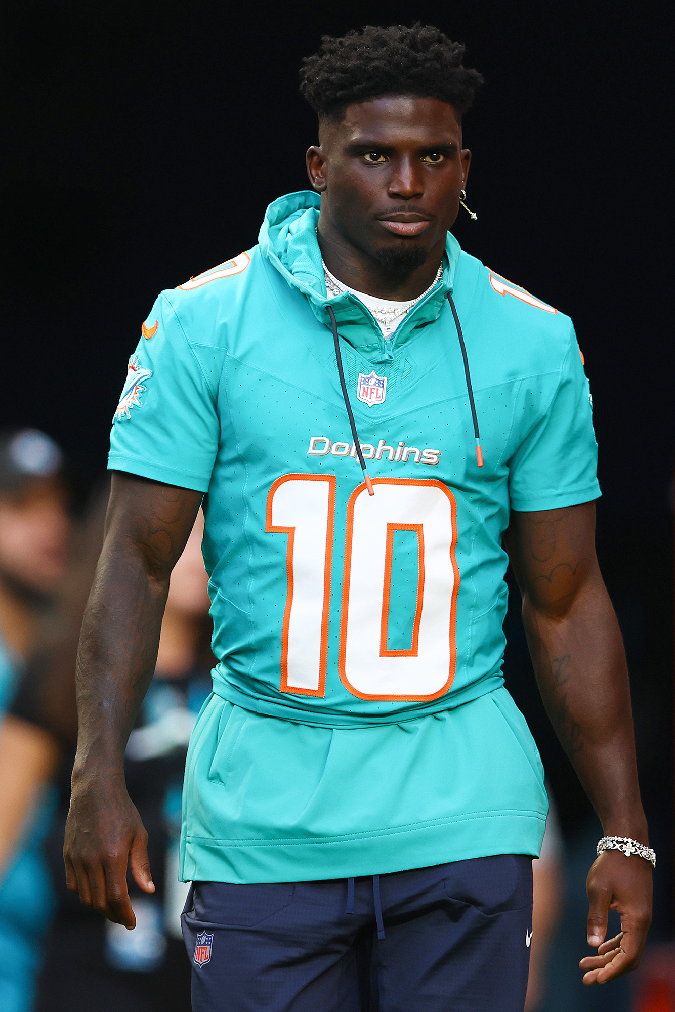 Miami Dolphins WR Tyreek Hill Detained Ahead of 1st NFL Game of Season