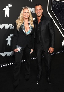 Miranda Lambert and Husband Brendan McLoughlin Twin in Black Suits at 2024 MTV Video Music Awards