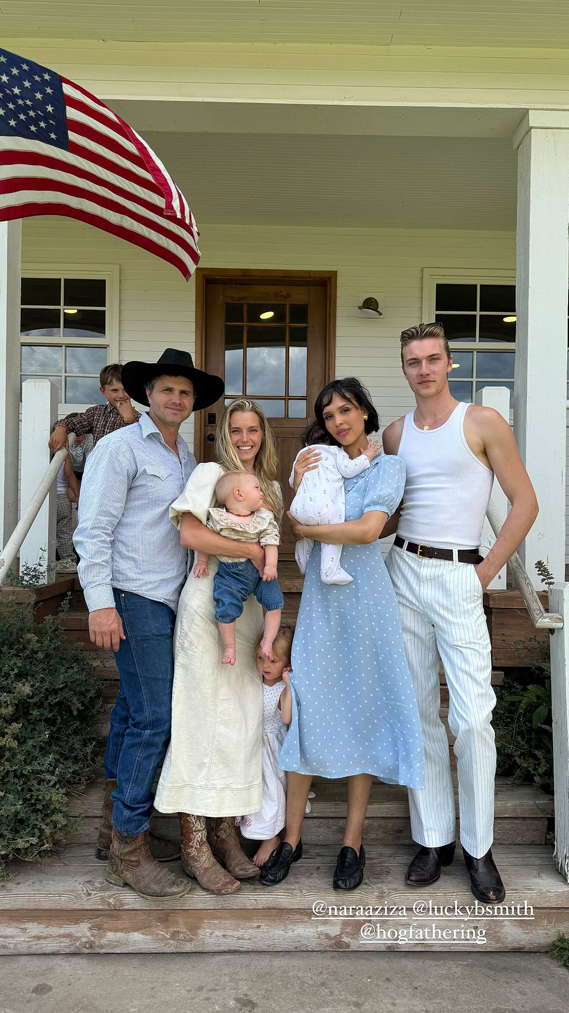 Nara und Lucky Blue Smith treffen sich mit Hannah Neeleman auf der Ballerina Farm