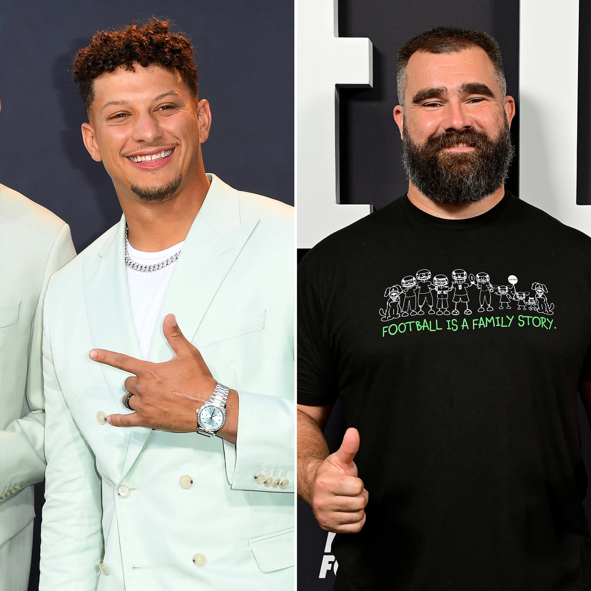 Patrick Mahomes, Jason Kelce'ye Vahşi Philly Dansı Sırasında 'Çıldırmasını' Söyledi