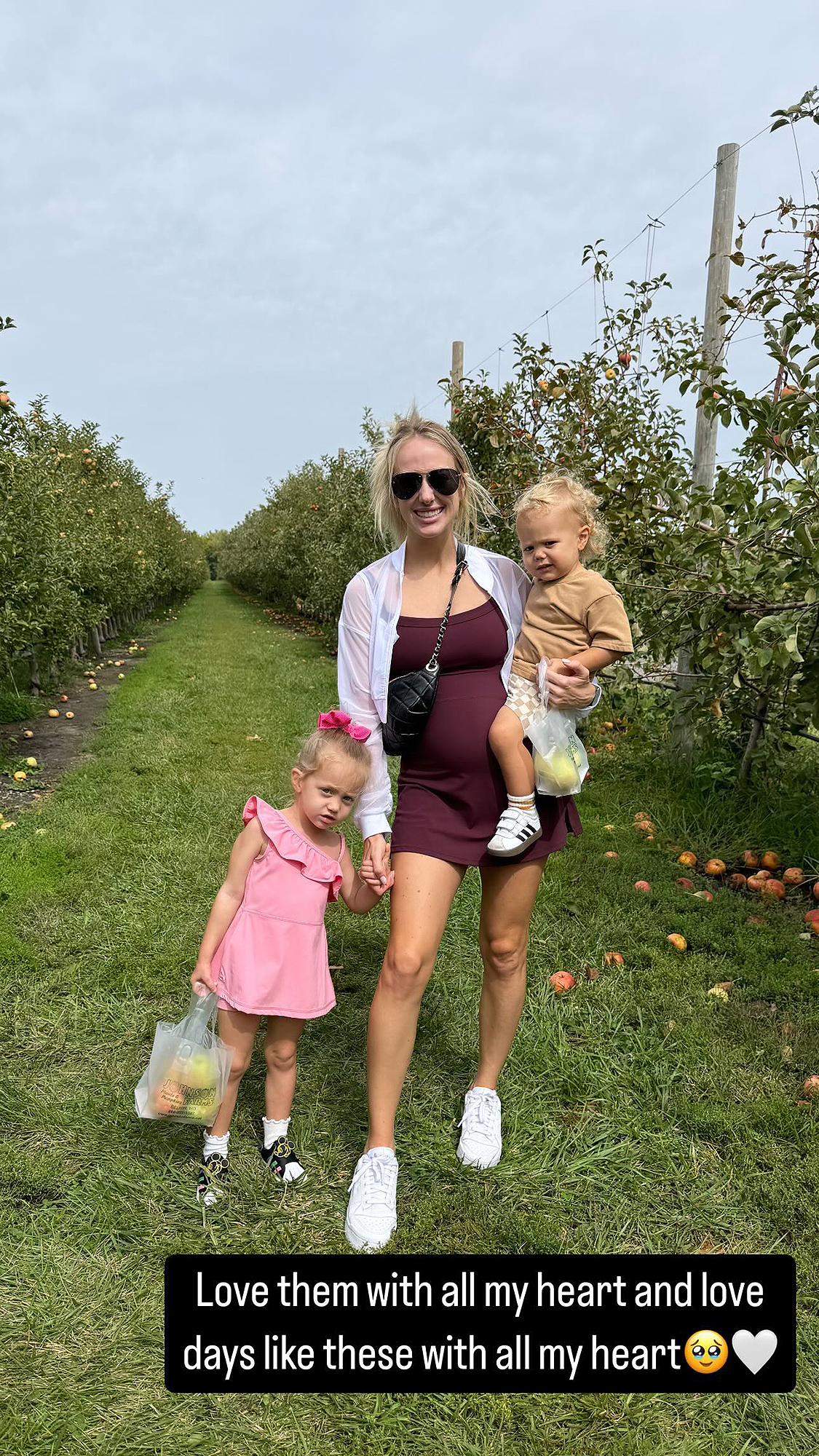 Pregnant Brittany Mahomes Hits the Pumpkin Patch With Her Kids