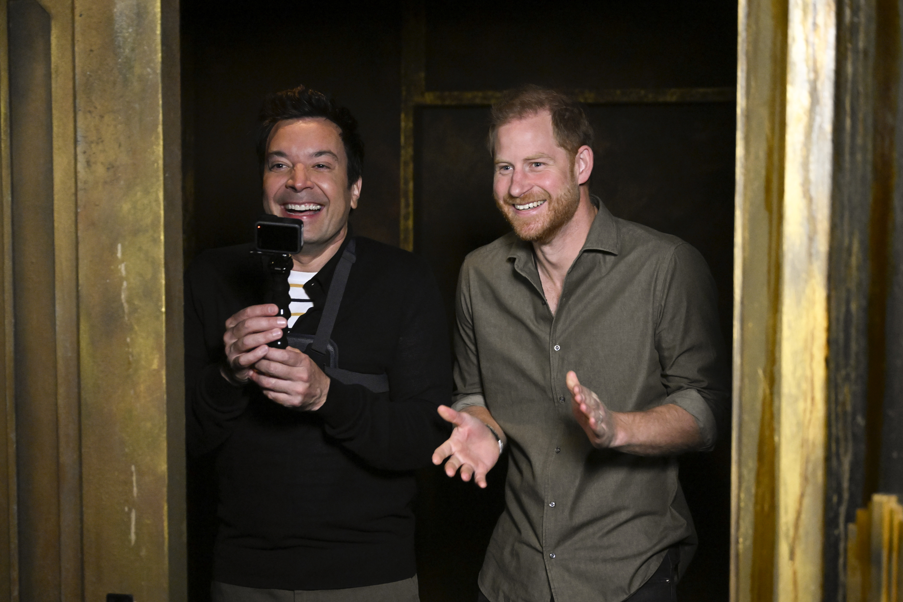 Prince Harry Gets Spooked in Jimmy Fallon’s Haunted ‘Tonightmares’ Maze