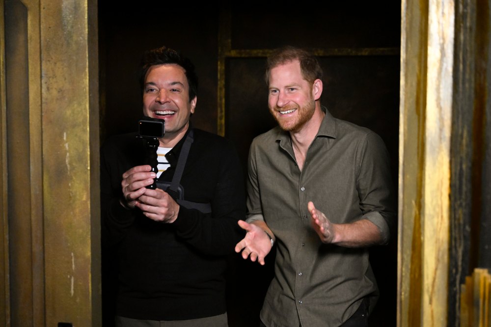 Jimmy Fallon y el príncipe Harry