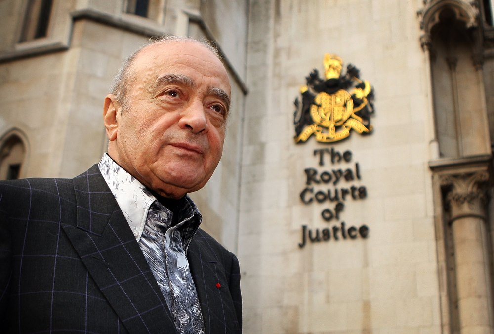 Princess Diana's Boyfriend's Dad Mohamed Al-Fayed Accused of Multiple Rapes After His Death