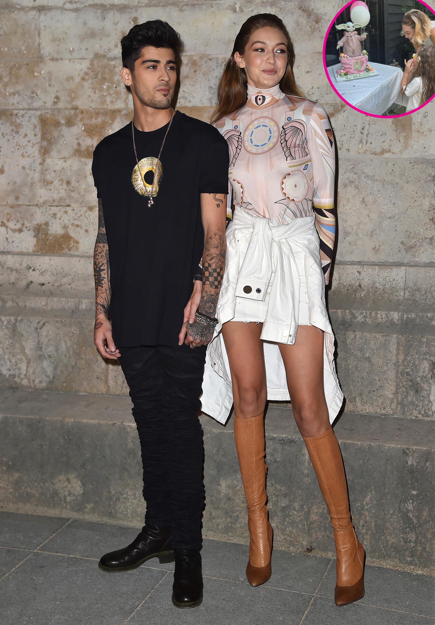 ภายในงานวันเกิดปีที่ 4 ของลูกสาวของ Gigi Hadid และ Zayn Malik Khai