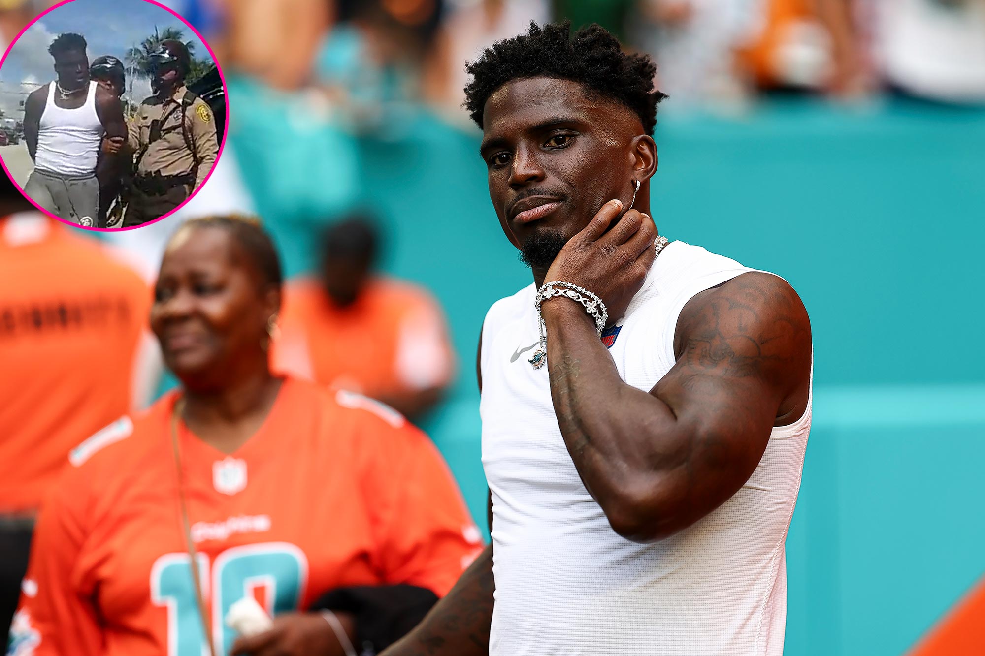 Tyreek Hill ของ Miami Dolphins ยังคง 'ตกตะลึง' จากการถูกคุมขังของตำรวจ