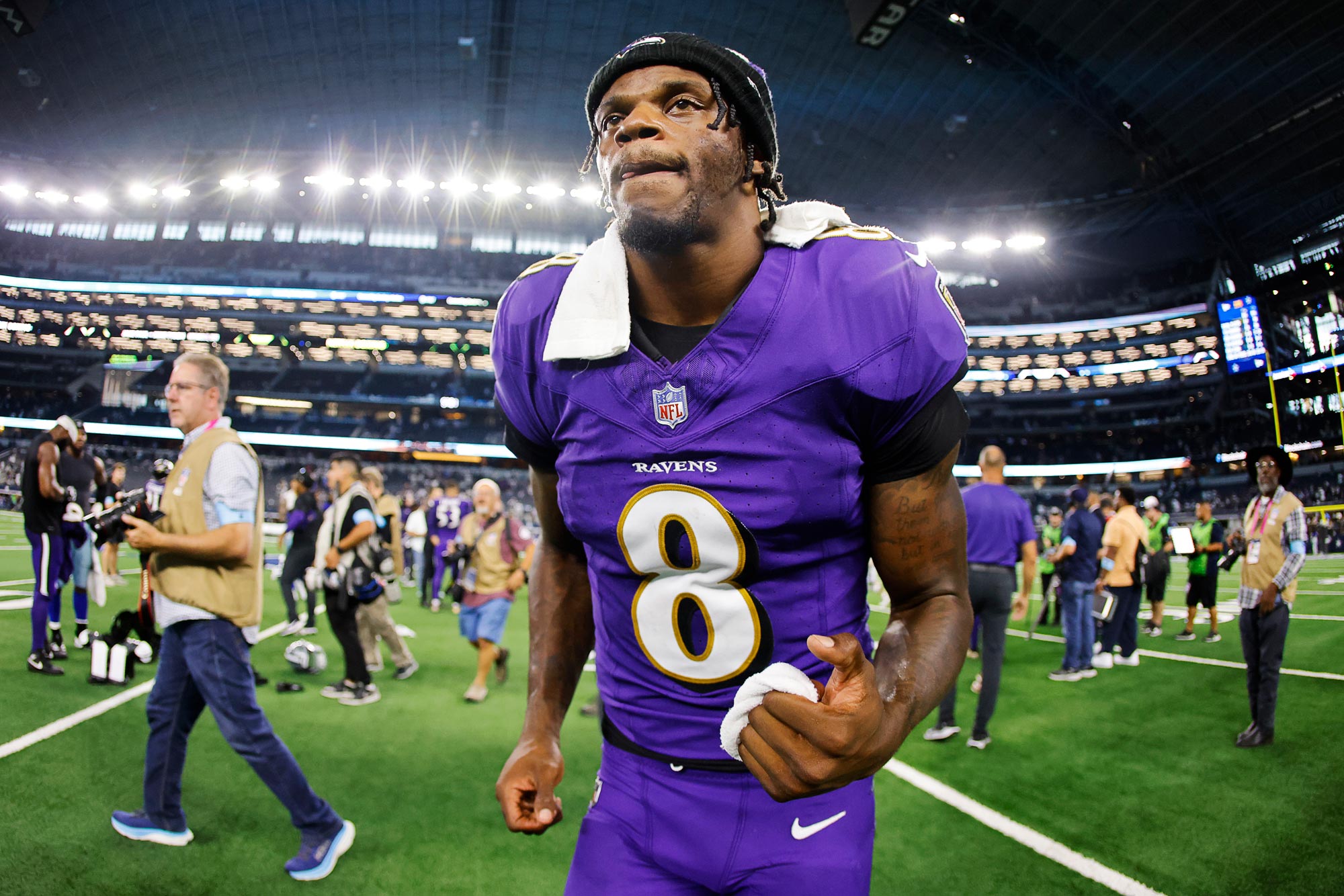 QB Lamar Jackson criticado pela piada de ‘Suicide Watch’ após a vitória dos Ravens