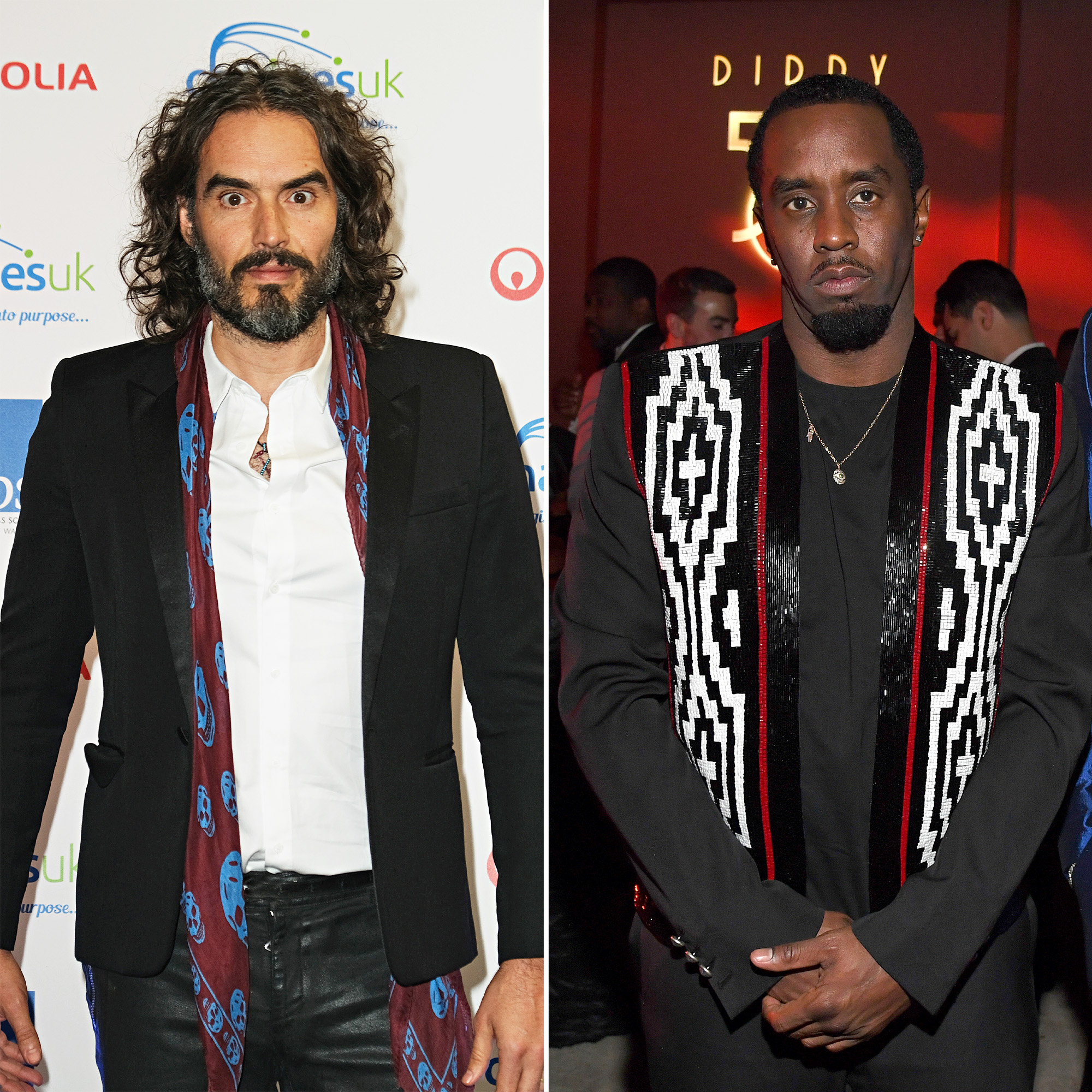 Russell Brand certa vez chamou Diddy de 'muito intenso' em entrevista ressurgida