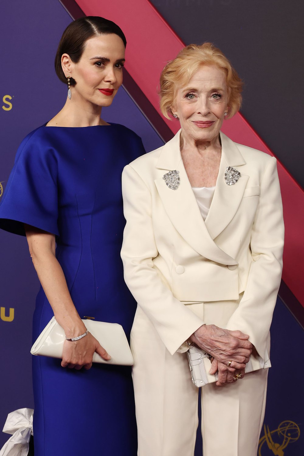 Sarah Paulson dan Holland Taylor di Emmy Awards 2024