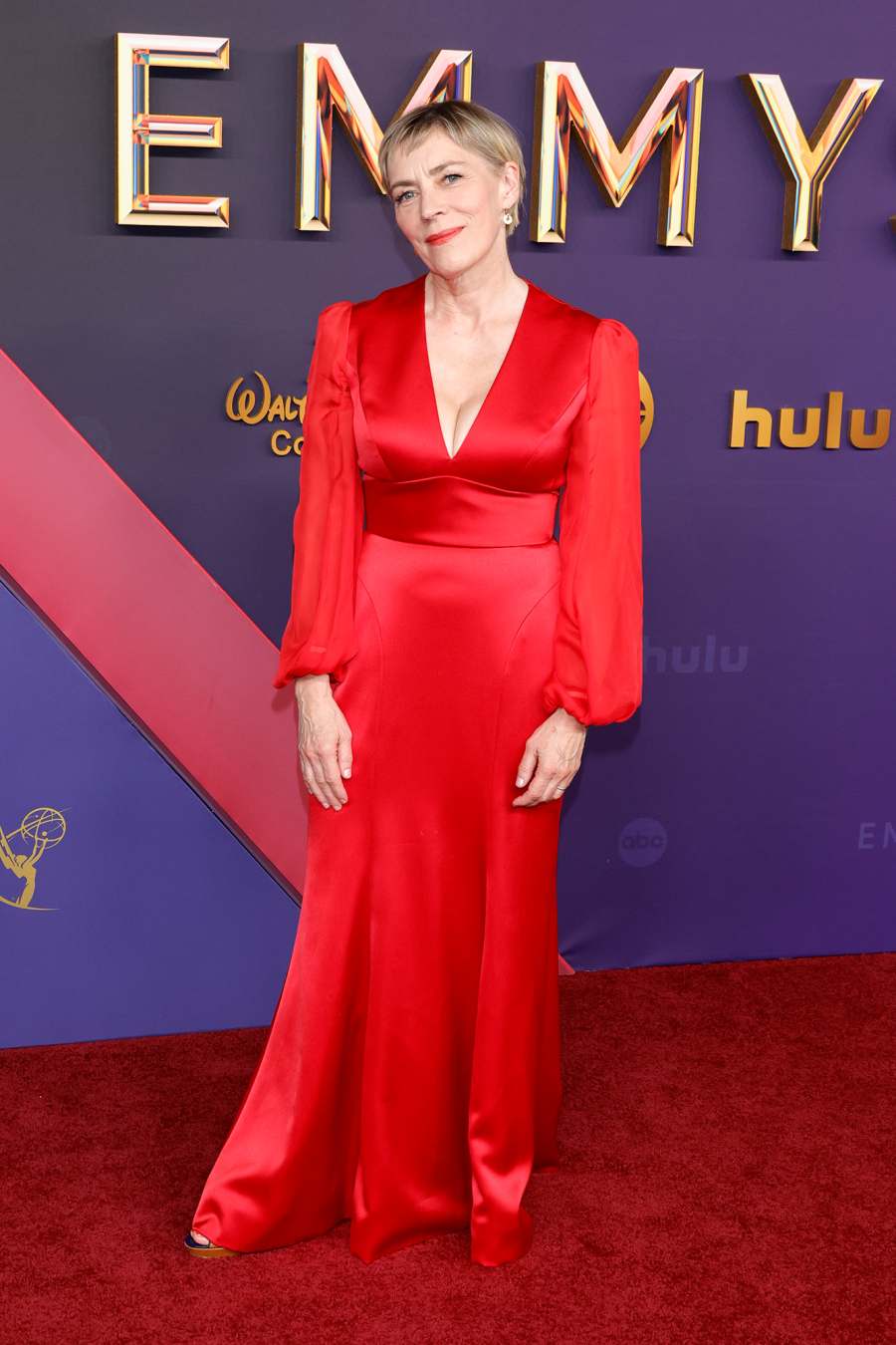 Saskia Reeves Emmys 2024 Red Carpet