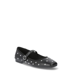 Scoop studded flats