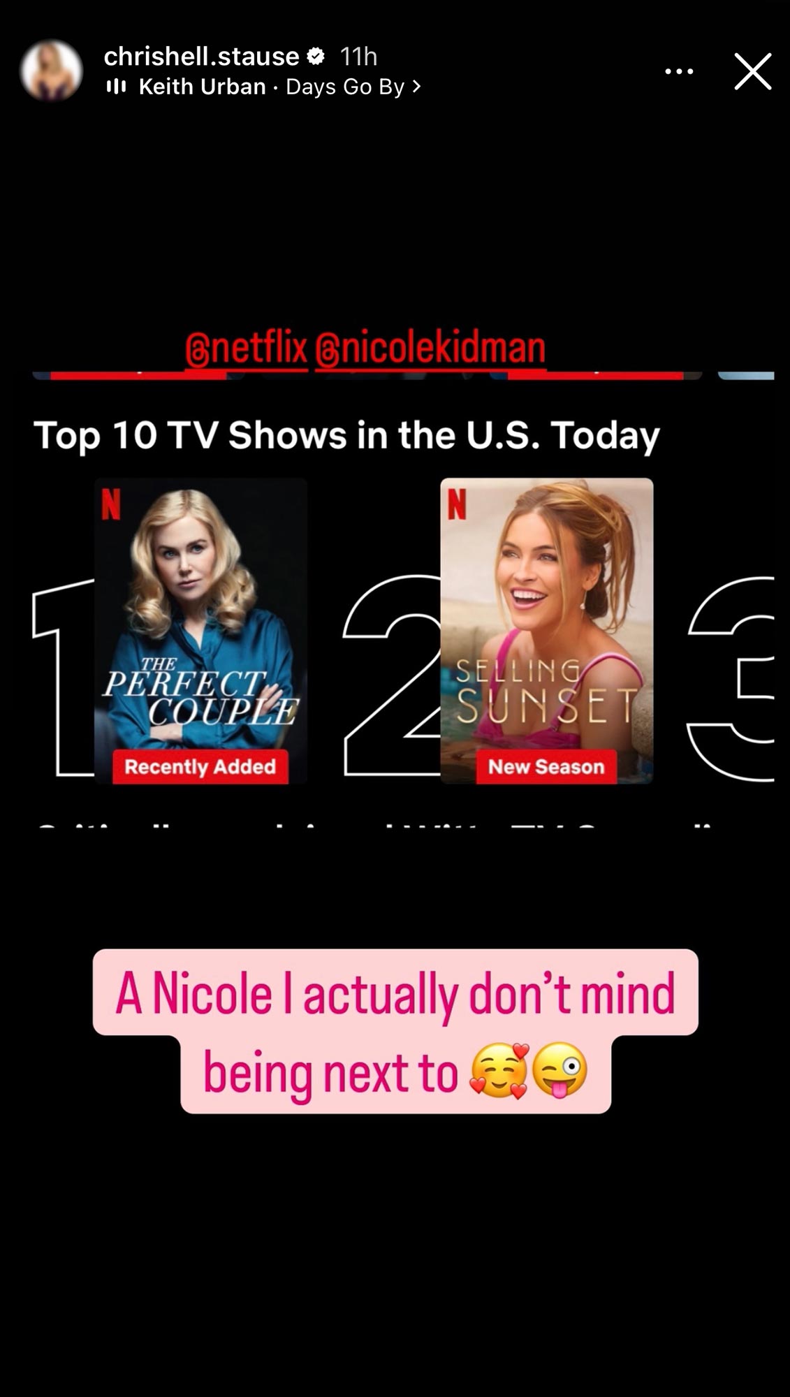 Selling Sunset's Chrishell Stause Prefers Nicole Kidman Over Costar Nicole