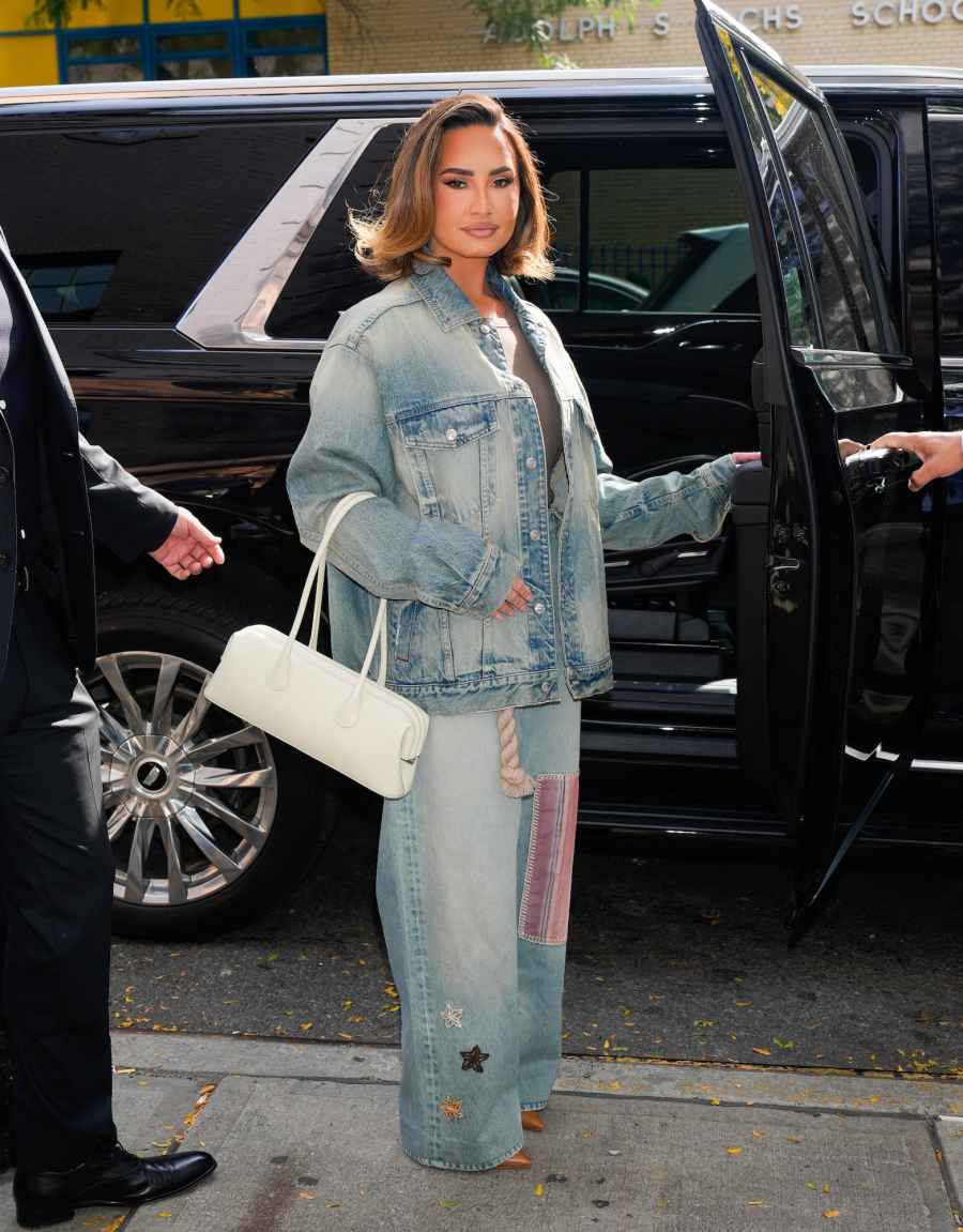 Stars in all Denim Outfits Tyla Heidi Klum Britney Spears More