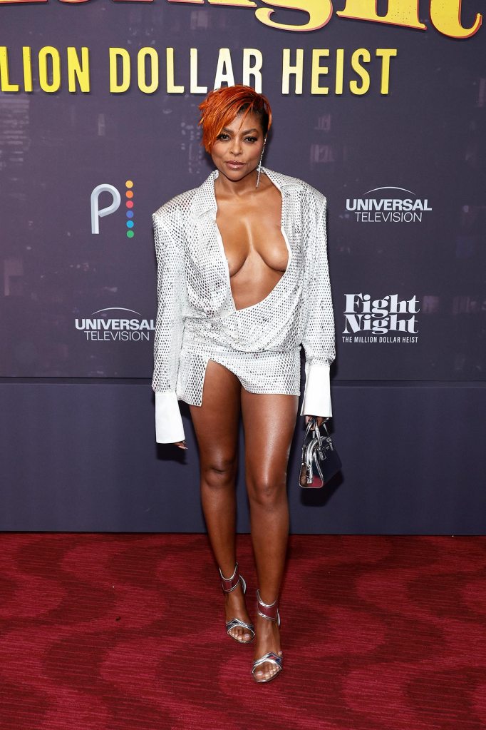 Taraji P Henson Nearly Bares All in Risque Top