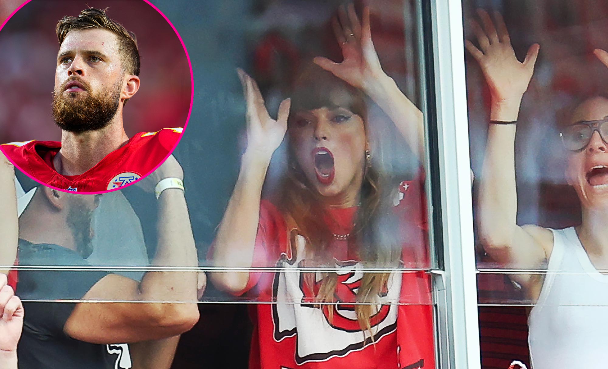 Taylor Swift แทบบ้าหลังจาก Harrison Butker Nails คว้าชัยชนะในสนาม