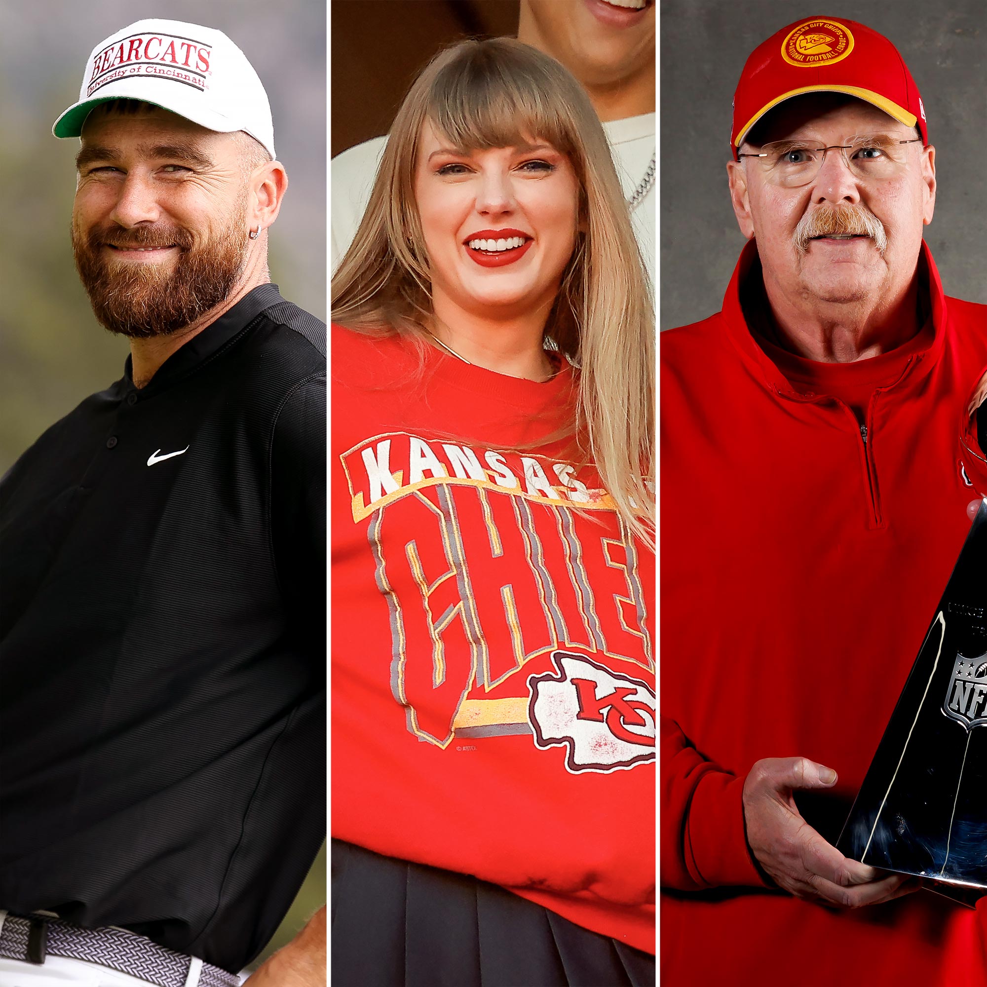 Travis Kelce Jokes Taylor Swifts Plays Havent Gotten to Coach Reid Yet