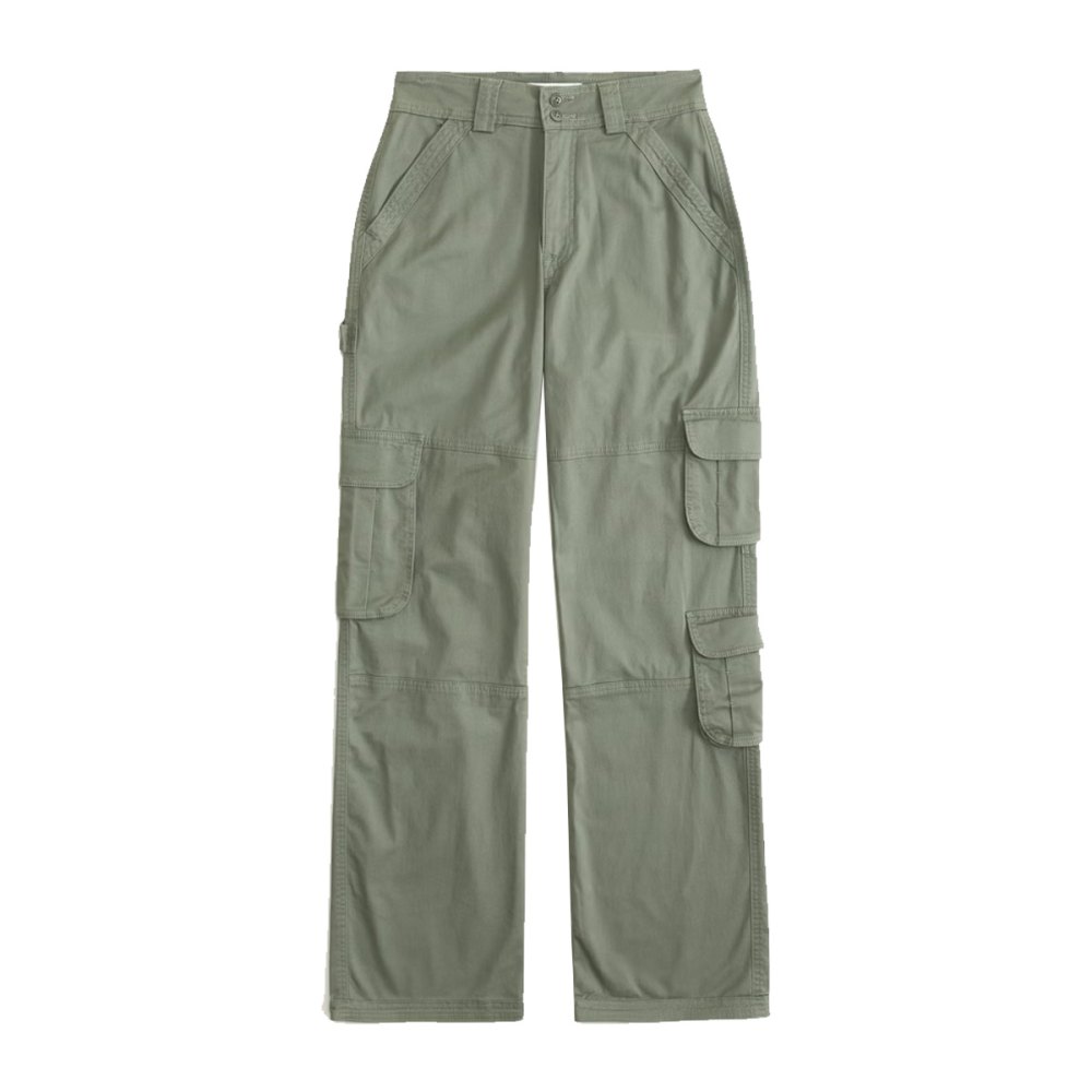 Pantalones cargo holgados Love de Abercrombie Curve