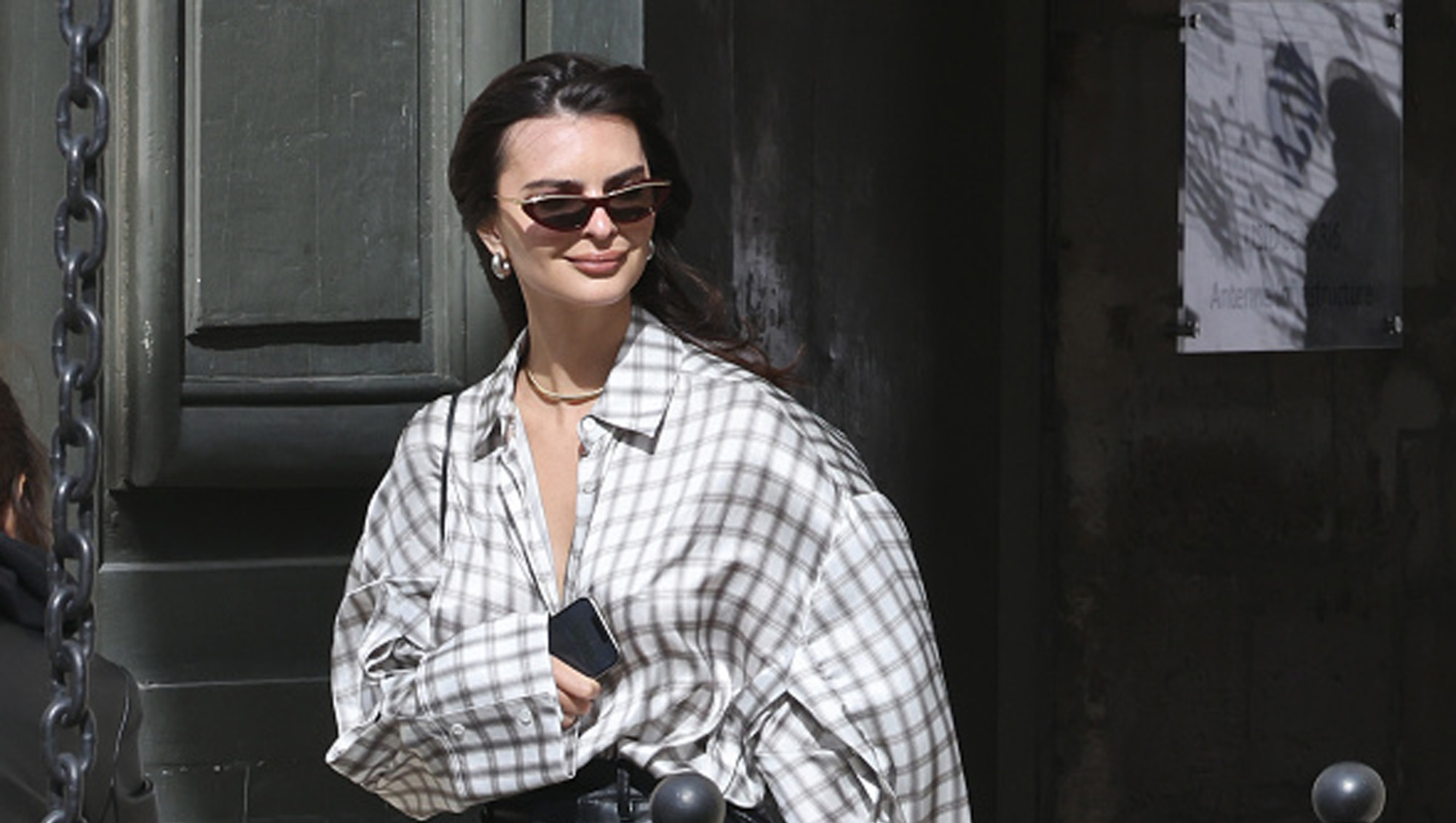 Emily Ratajkowski's Plaid Top is a Fall Staple — a $27 Lookalike