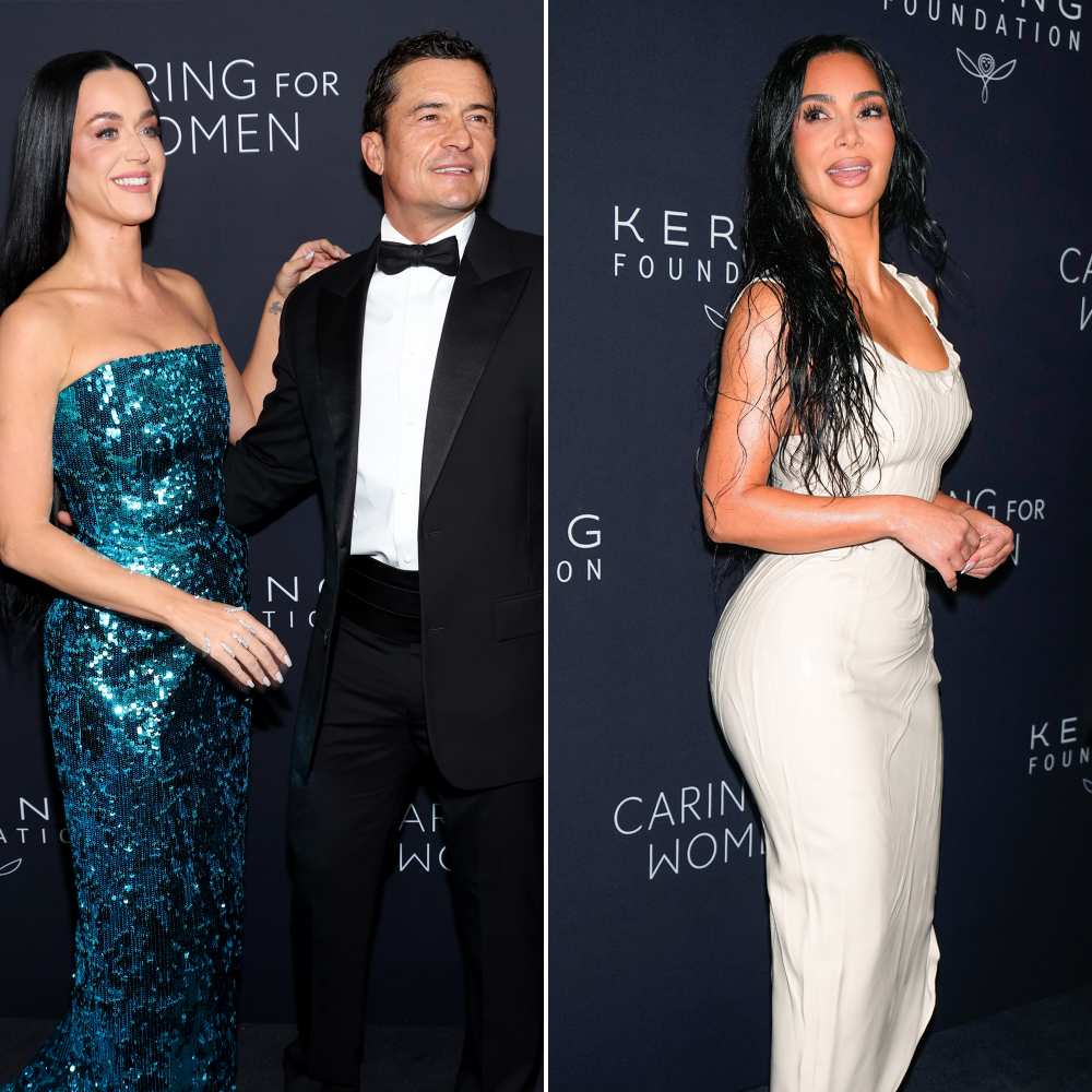 Katy Perry aprueba que Orlando Bloom mire el trasero de Kim Kardashian