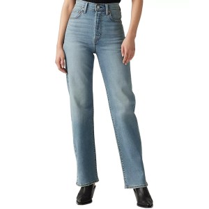 Levi’s Ribcage High-Rise Straight-Leg Jeans Macy's