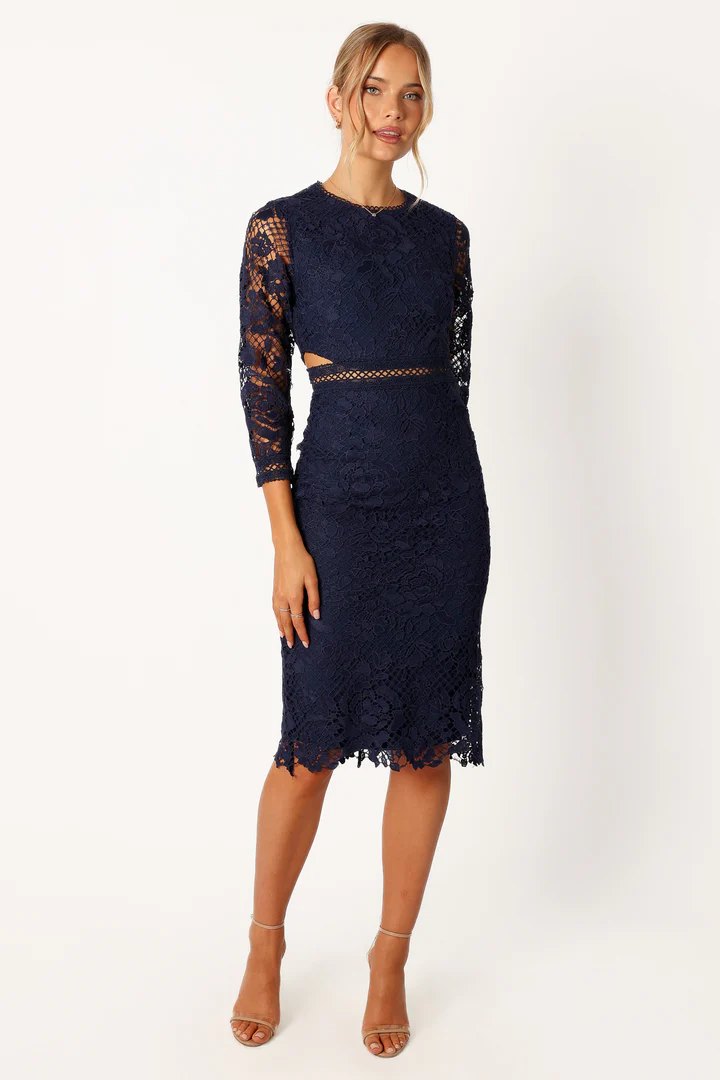 lace midi dress