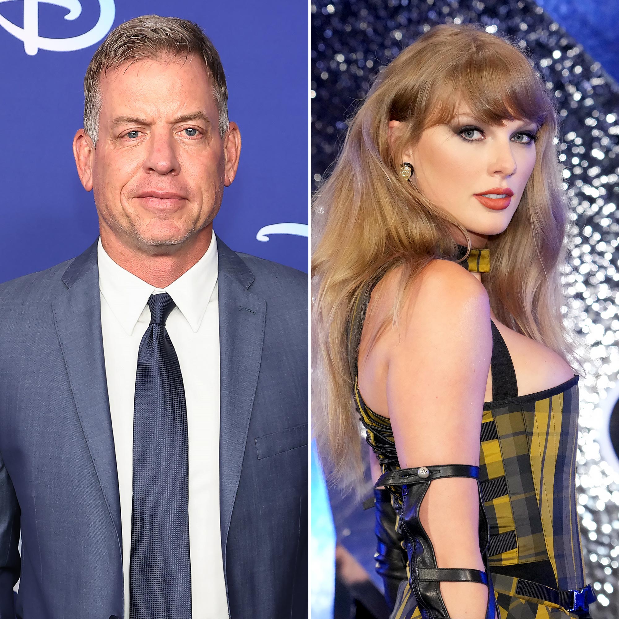 Troy Aikman sagt, er sei „in Schwierigkeiten“, nachdem er Taylor Swift „Mrs.“ genannt hat