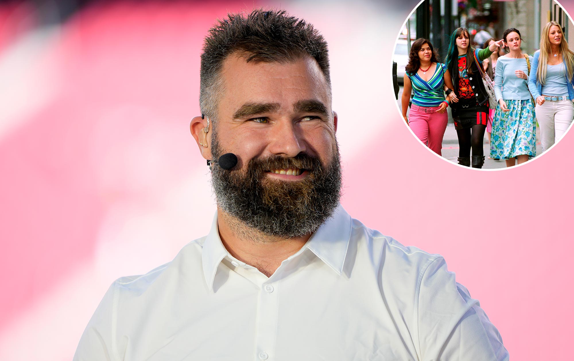 Jason Kelce มีคำถามเกี่ยวกับ 'น้องสาวของกางเกงเดินทาง'